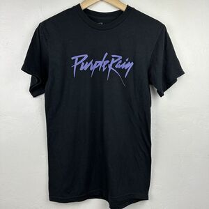Prince "Purple Rain" Graphic Tee Black T-Shirt Unisex Size‎ Small